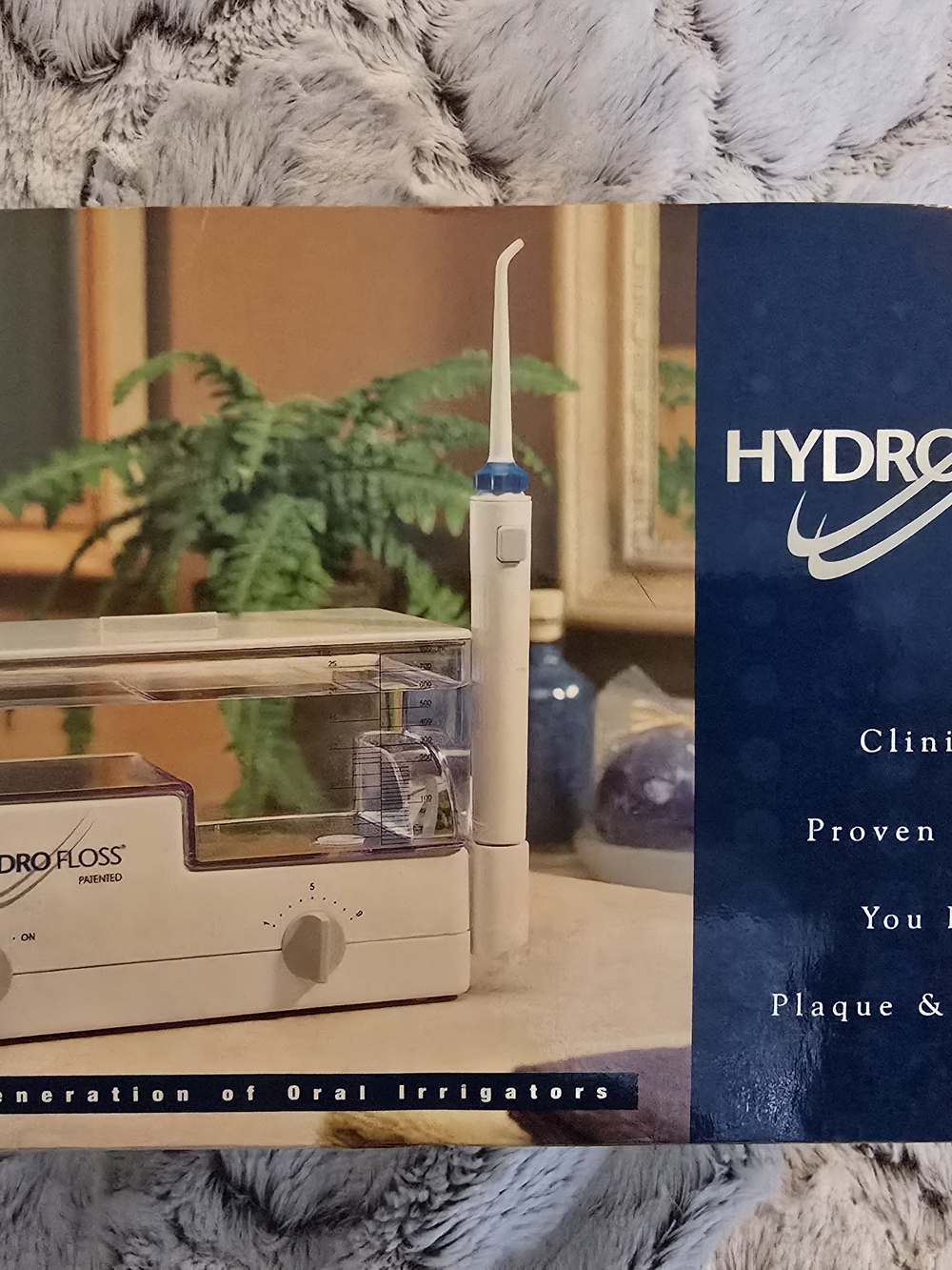Vintage Hydro Floss Oral Irrigator - EUC w 3 Attachments Box Paperwork